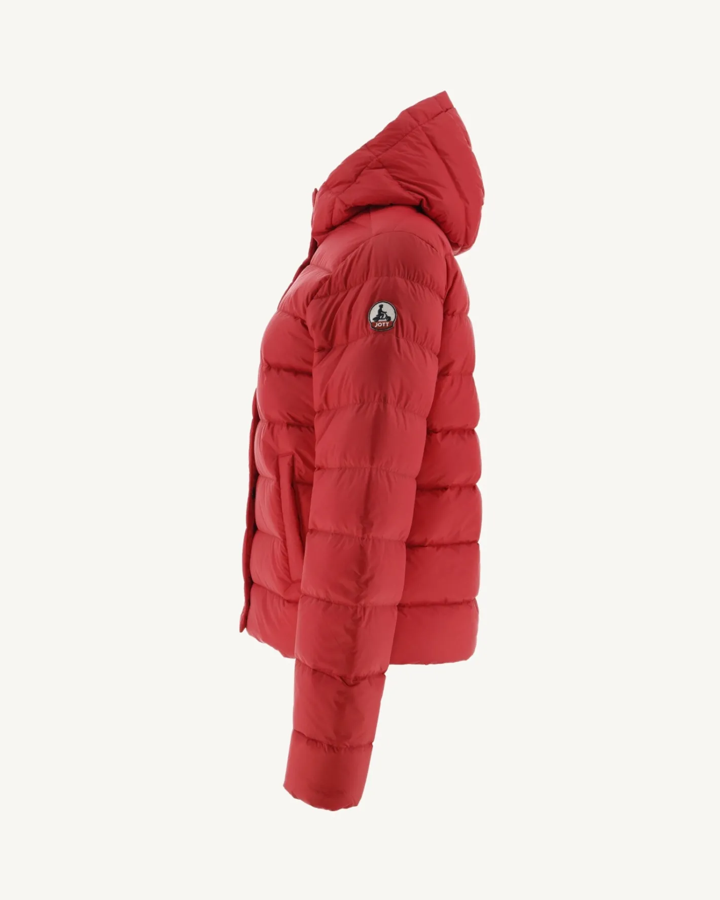Donzen Jassen & Jacks-JOTT Doudoune Droite A Capuche Rouge Jane 300 Red