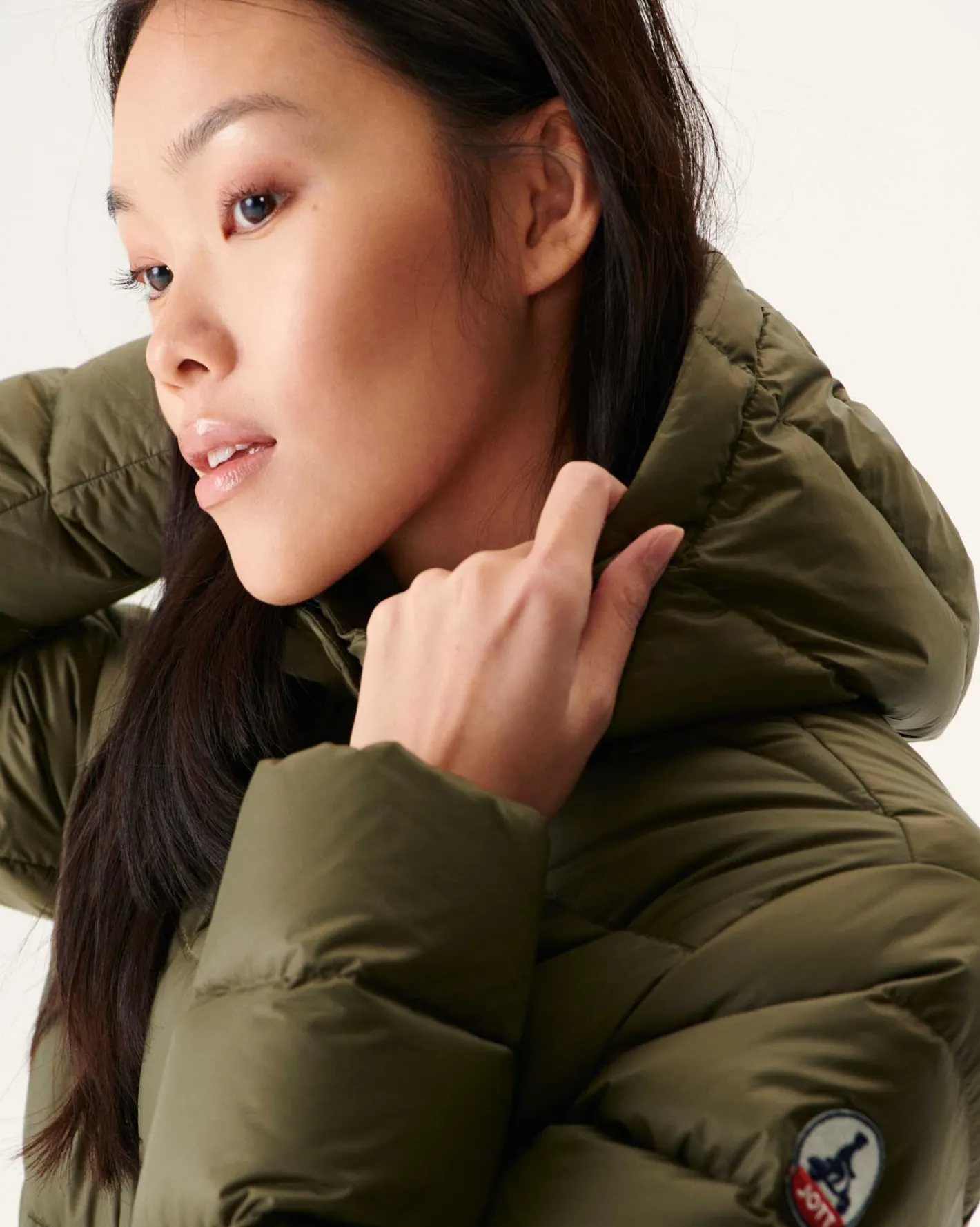 Donzen Jassen & Jacks-JOTT Doudoune Droite A Capuche Army Jane 255 Army