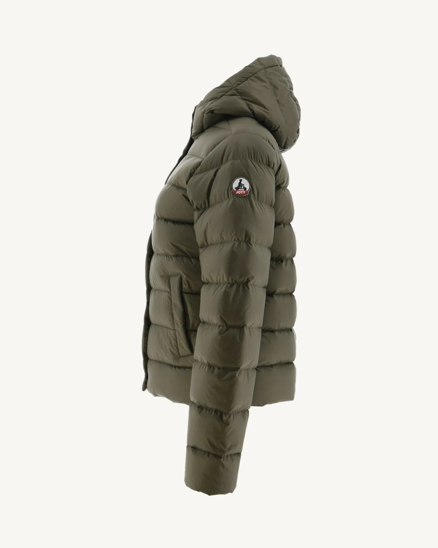 Donzen Jassen & Jacks-JOTT Doudoune Droite A Capuche Army Jane 255 Army