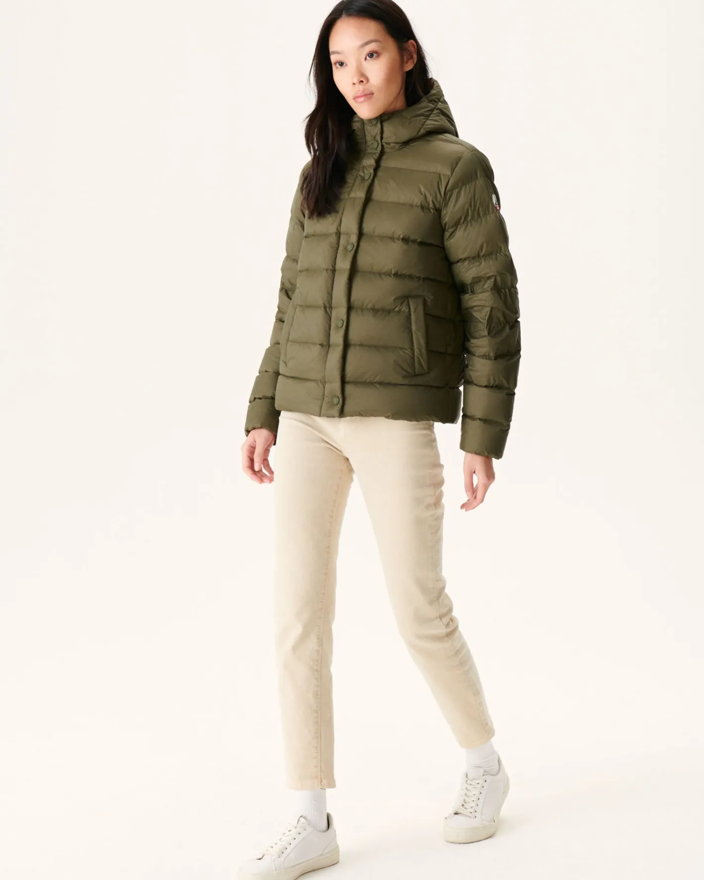 Donzen Jassen & Jacks-JOTT Doudoune Droite A Capuche Army Jane 255 Army