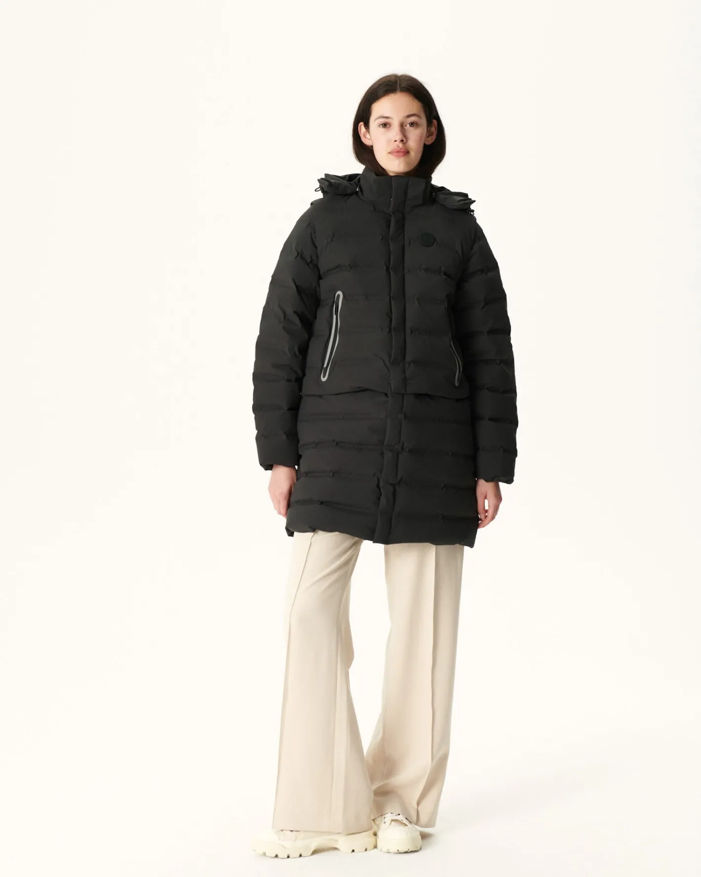 Donzen Jassen & Jacks-JOTT Doudoune Impermeable 8-En-1 Noir Lima 999 Black