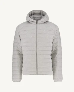 Donzen Jassen & Jacks-JOTT Doudoune Jersey A Capuche Gris Chine Nico 514 Gris Chine