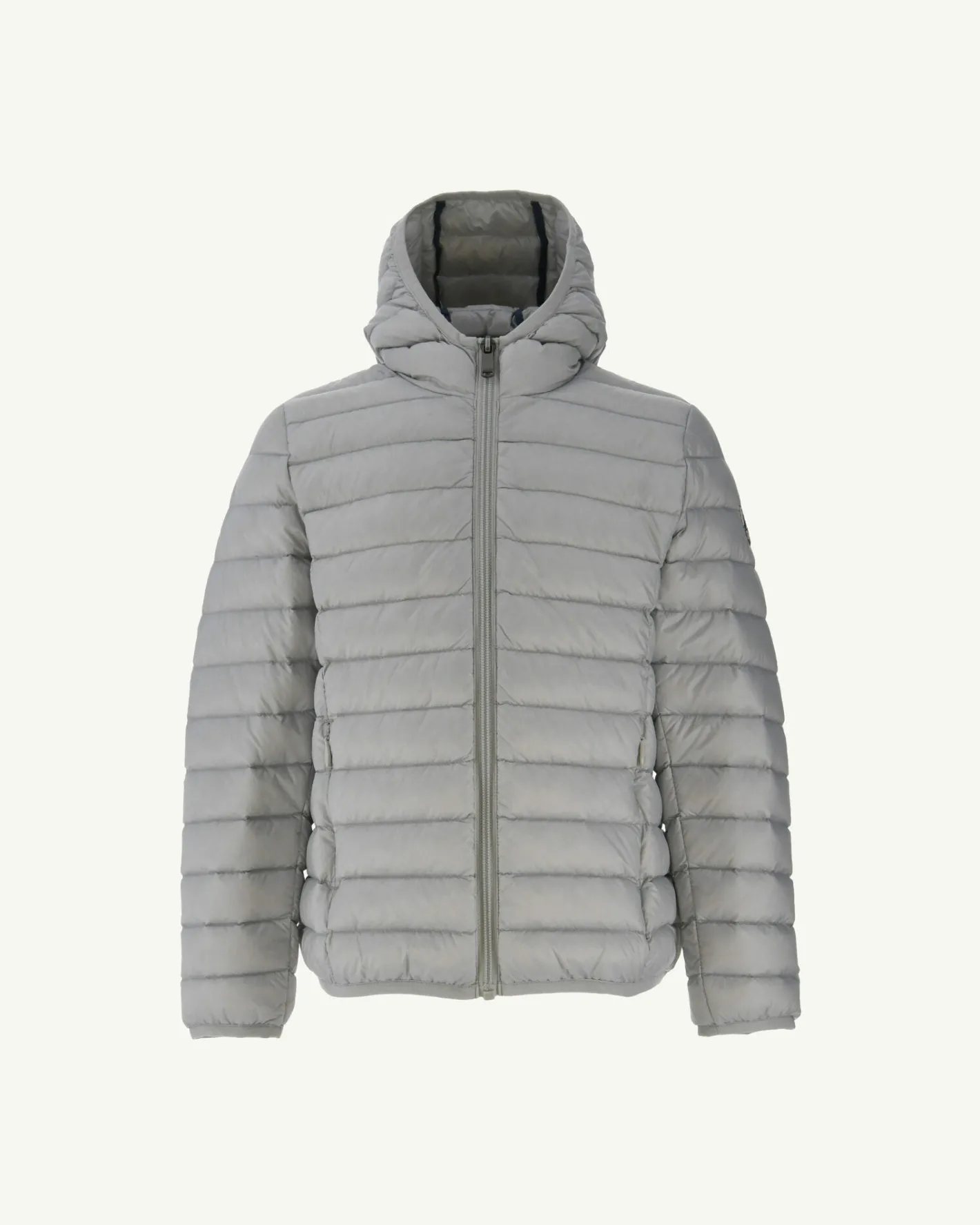 Donzen Jassen-JOTT Doudoune Legere A Capuche Enfant Gris Clair Hugo 532 Soft Grey