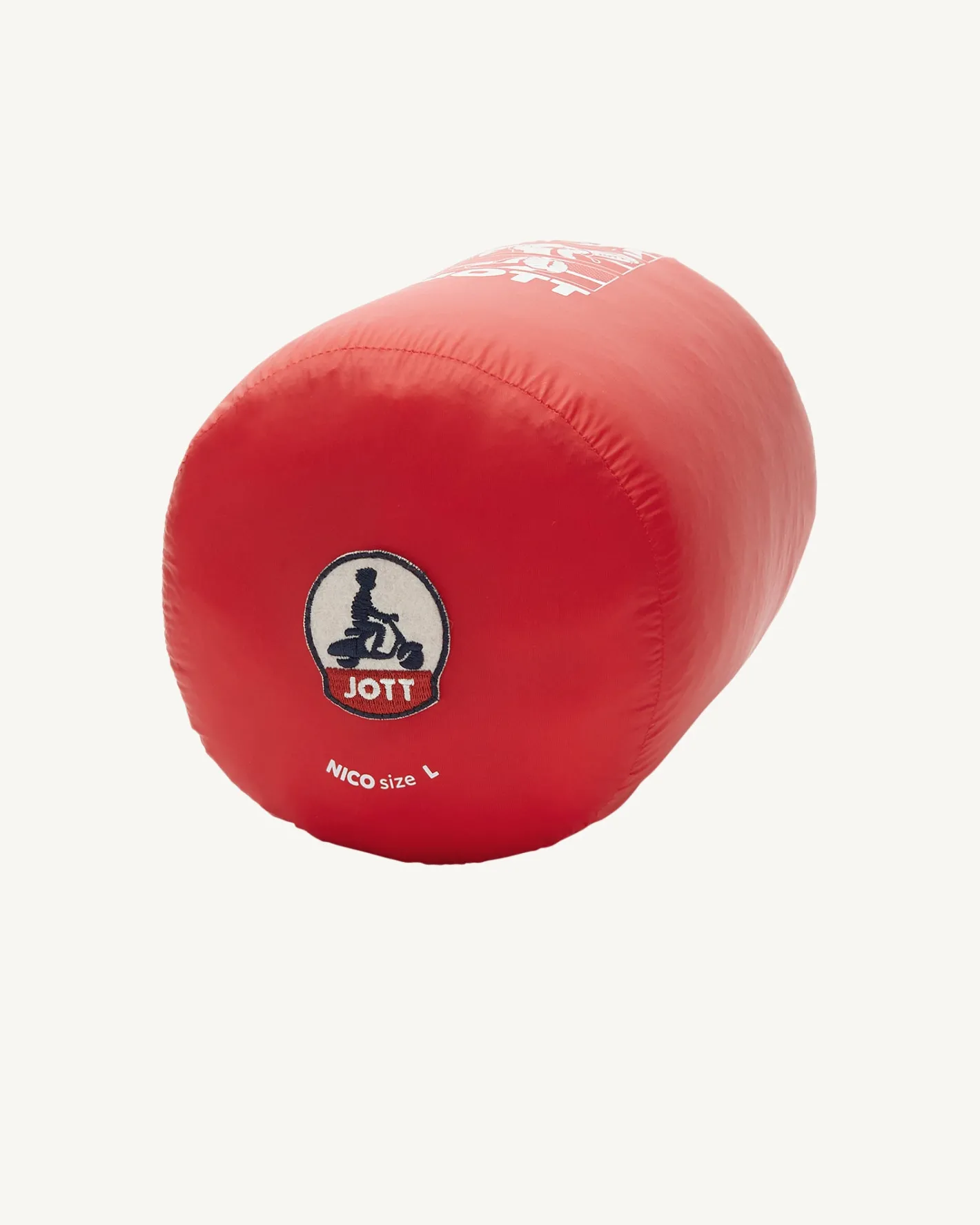 Donzen Jassen & Jacks-JOTT Doudoune Legere A Capuche Rouge Vif Nico 318 Fire Red