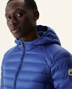 Donzen Jassen & Jacks-JOTT Doudoune Legere A Capuche Dark Denim Nico 195 Dark Denim