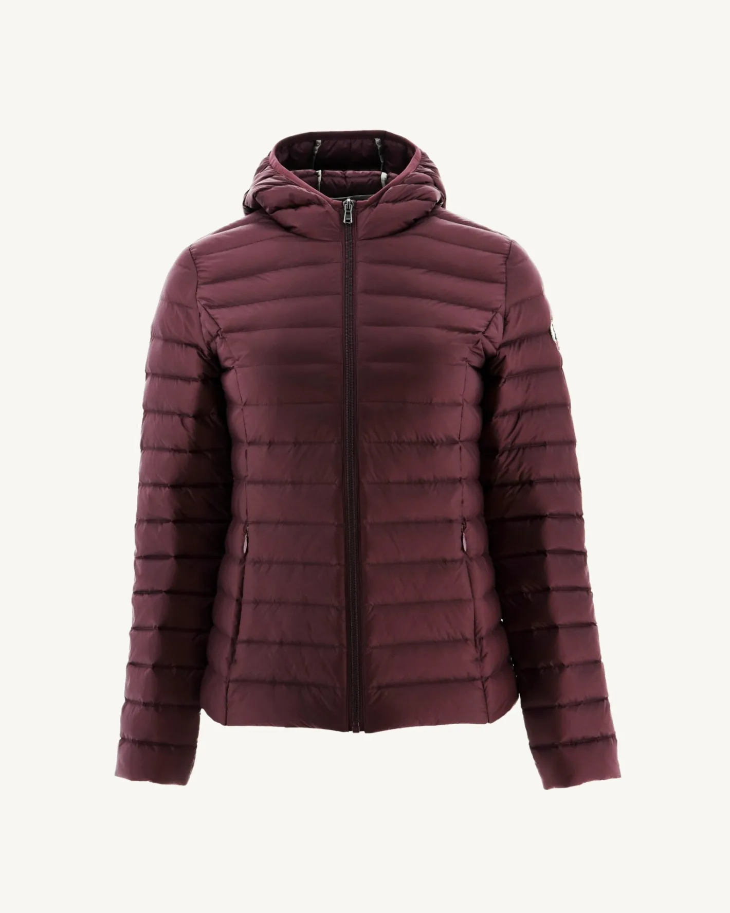 Donzen Jassen & Jacks-JOTT Doudoune Legere A Capuche Aubergine Cloe 461 Aubergine