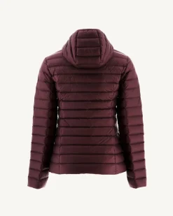 Donzen Jassen & Jacks-JOTT Doudoune Legere A Capuche Aubergine Cloe 461 Aubergine