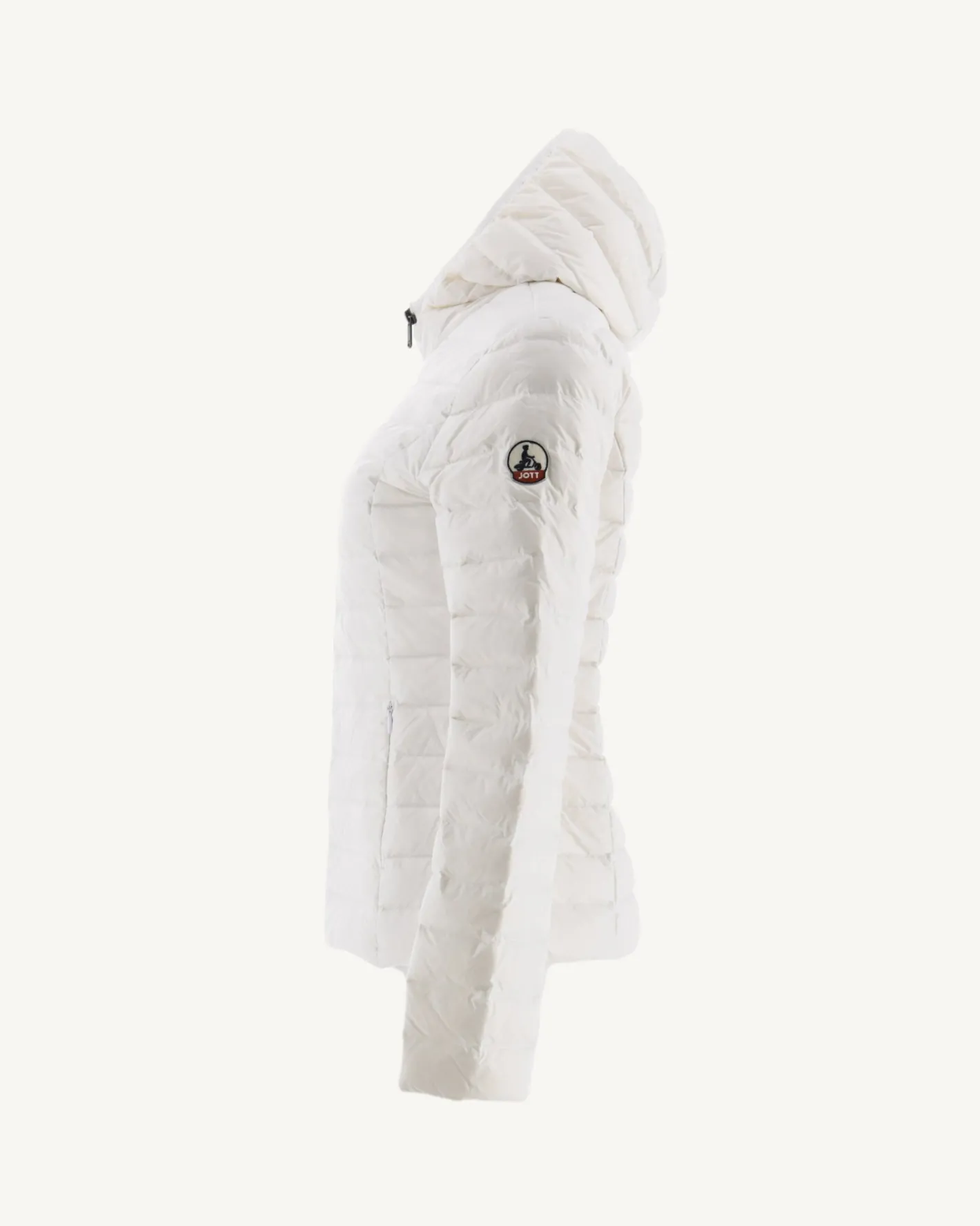Donzen Jassen & Jacks-JOTT Doudoune Legere A Capuche Blanc Cloe 901 Blanc