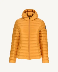 Donzen Jassen & Jacks-JOTT Doudoune Legere A Capuche Moutarde Cloe 621 Moutarde