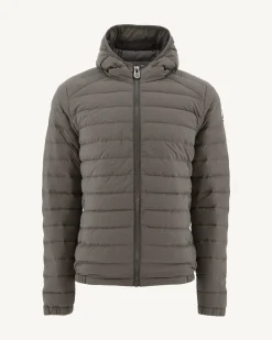 Donzen Jassen & Jacks-JOTT Doudoune Legere A Capuche Taupe Lenny 808 Taupe