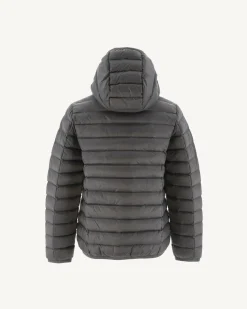 Donzen Jassen-JOTT Doudoune Legere A Capuche Enfant Anthracite Hugo 504 Anthracite