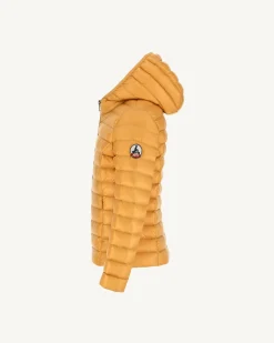 Donzen Jassen-JOTT Doudoune Legere A Capuche Enfant Moutarde Carla 621 Moutarde