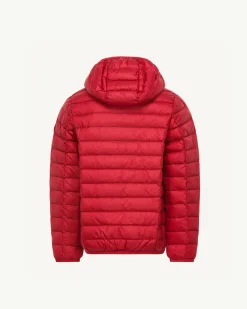 Donzen Jassen-JOTT Doudoune Legere A Capuche Enfant Rouge Hugo 300 Red