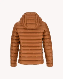 Donzen Jassen-JOTT Doudoune Legere A Capuche Enfant Caramel Carla 811 Caramel