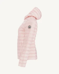 Donzen Jassen & Jacks-JOTT Doudoune Legere A Capuche Rose Clair Cloe 401 Rose Clair