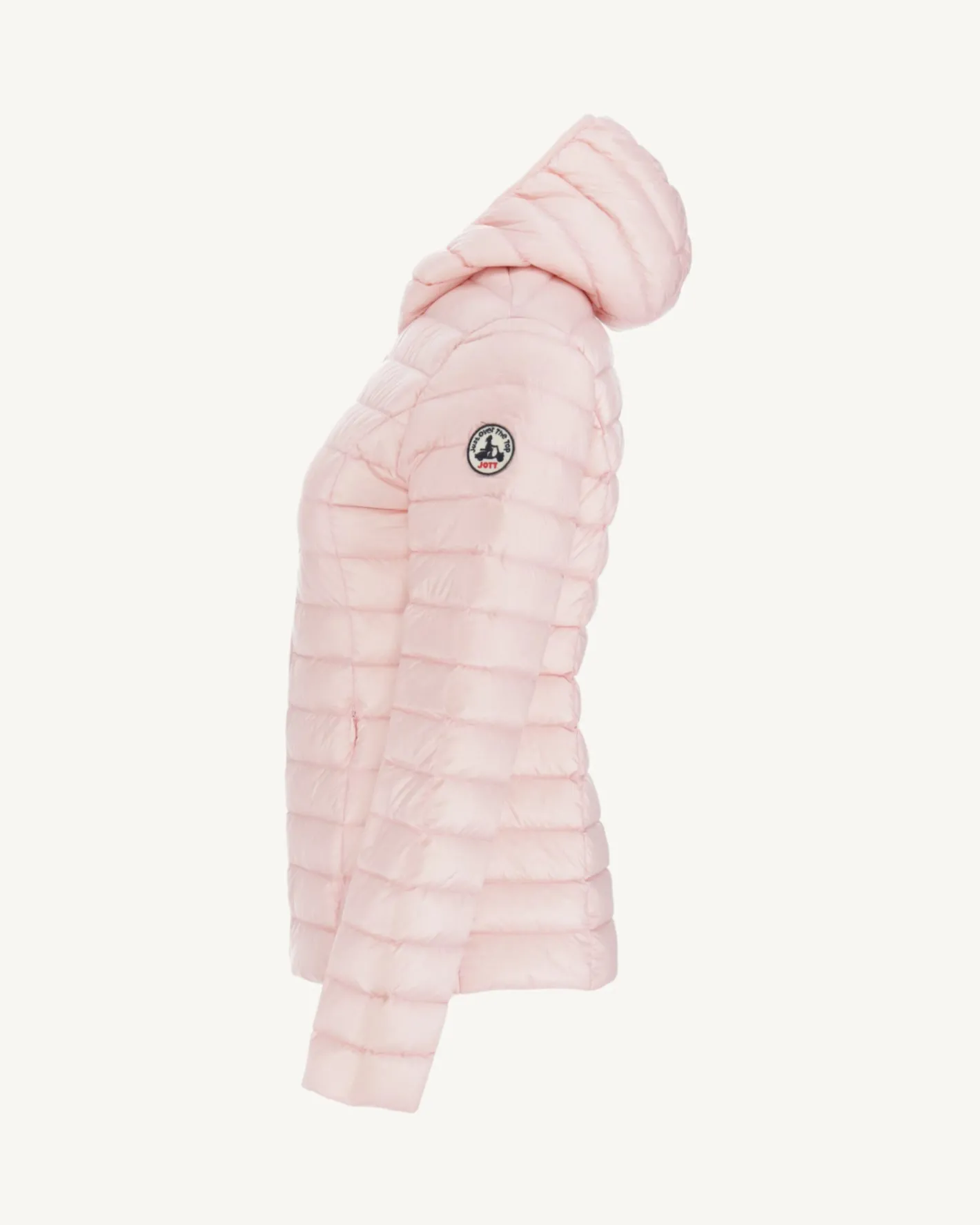 Donzen Jassen & Jacks-JOTT Doudoune Legere A Capuche Rose Clair Cloe 401 Rose Clair