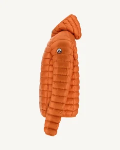 Donzen Jassen & Jacks-JOTT Doudoune Legere A Capuche Orange Nico 727 Orange