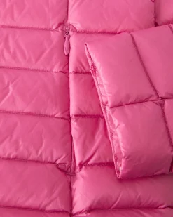 Donzen Jassen & Jacks-JOTT Doudoune Legere A Capuche Rose Intense Cloe 457 Wild Rose