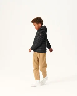 Donzen Jassen-JOTT Doudoune Legere A Capuche Enfant Noir Hugo 999 Noir