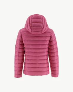 Donzen Jassen-JOTT Doudoune Legere A Capuche Enfant Rose Intense Carla 457 Wild Rose