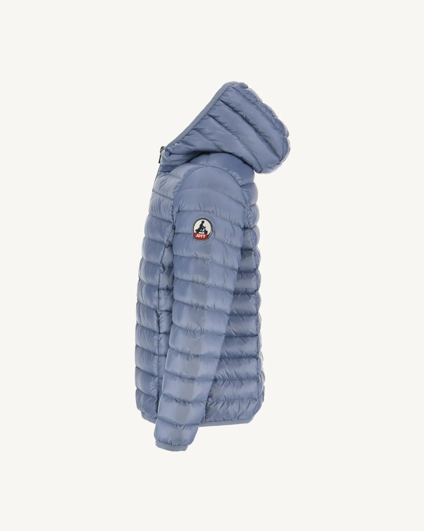 Donzen Jassen-JOTT Doudoune Legere A Capuche Enfant Bleu Delave Hugo 182 Bleu Delave