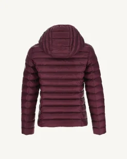 Donzen Jassen-JOTT Doudoune Legere A Capuche Enfant Aubergine Carla 461 Aubergine