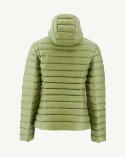 Donzen Jassen & Jacks-JOTT Doudoune Legere A Capuche Kaki Clair Cloe 247 Bush