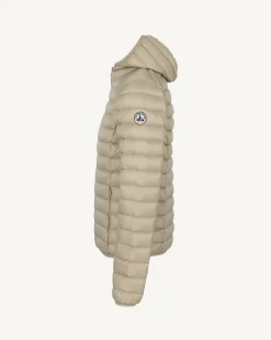 Donzen Jassen & Jacks-JOTT Doudoune Legere A Capuche Beige Nico 804 Beige