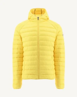 Donzen Jassen & Jacks-JOTT Doudoune Legere A Capuche Jaune Clair Nico 627 Soft Yellow