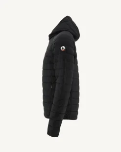 Donzen Jassen & Jacks-JOTT Doudoune Legere A Capuche Noir Lenny 999 Black