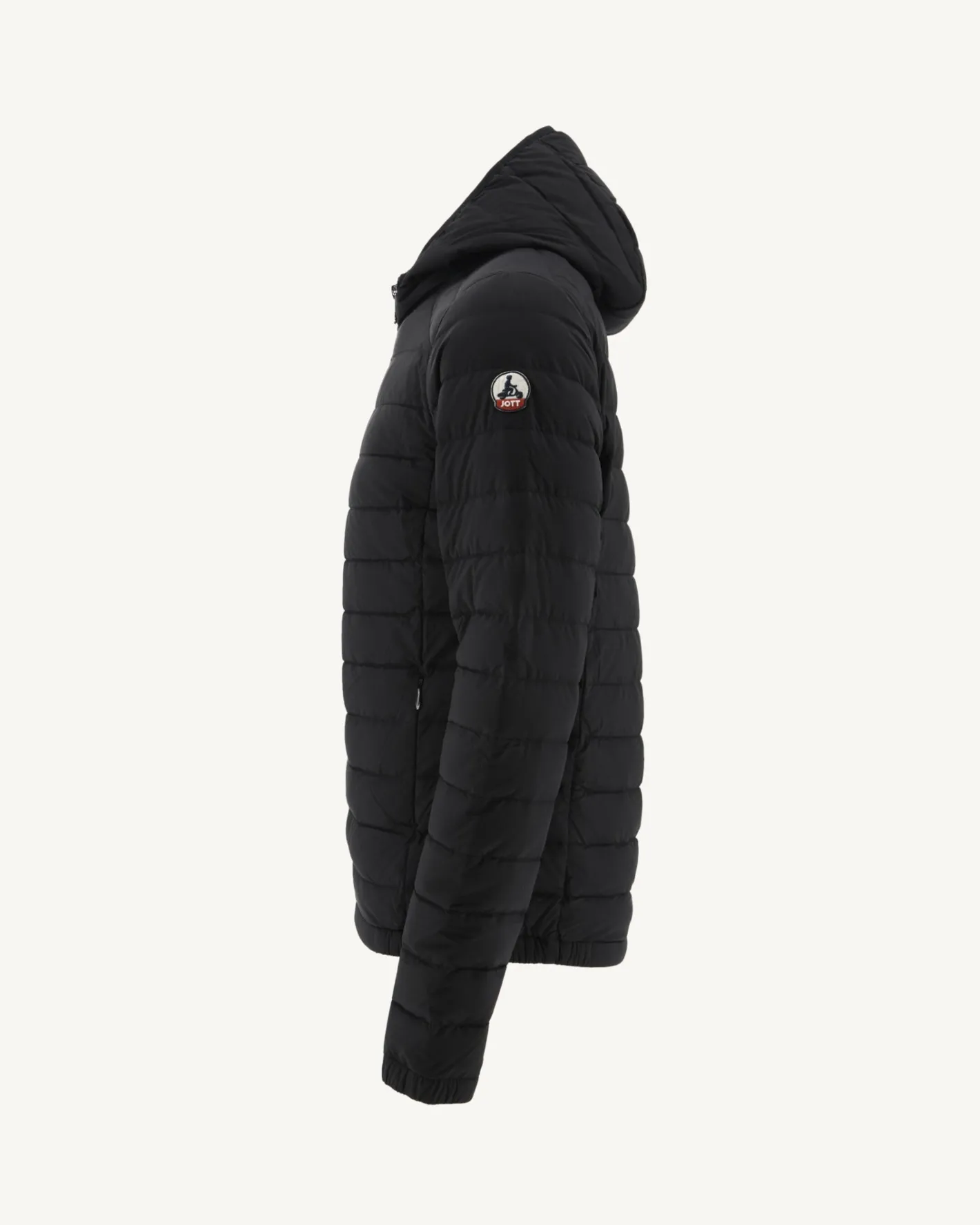 Donzen Jassen & Jacks-JOTT Doudoune Legere A Capuche Noir Lenny 999 Black