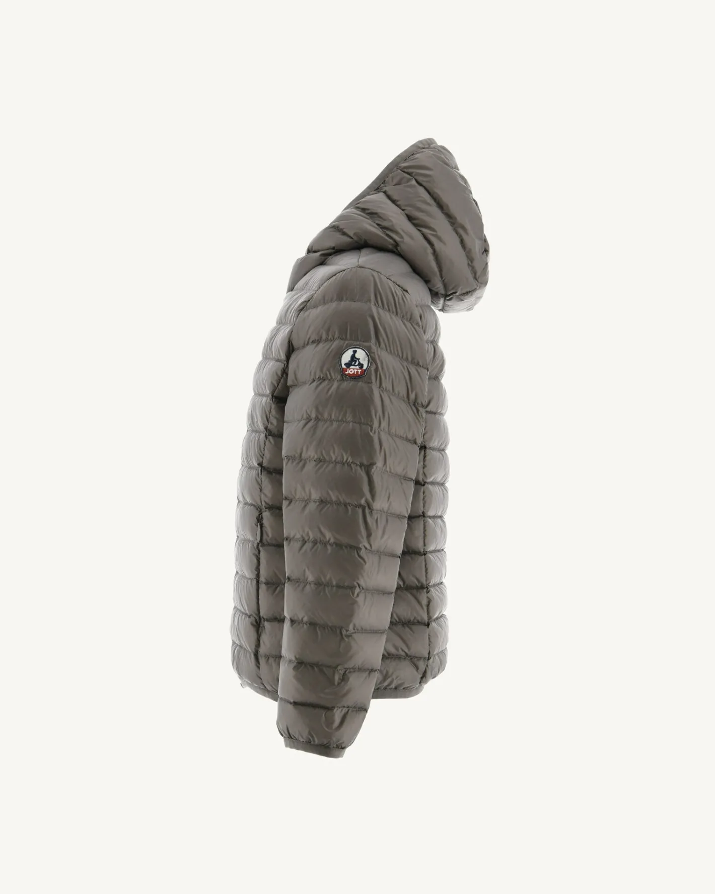 Donzen Jassen-JOTT Doudoune Legere A Capuche Enfant Taupe Hugo 808 Taupe