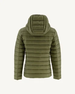 Donzen Jassen-JOTT Doudoune Legere A Capuche Enfant Kaki Clair Carla 247 Bush