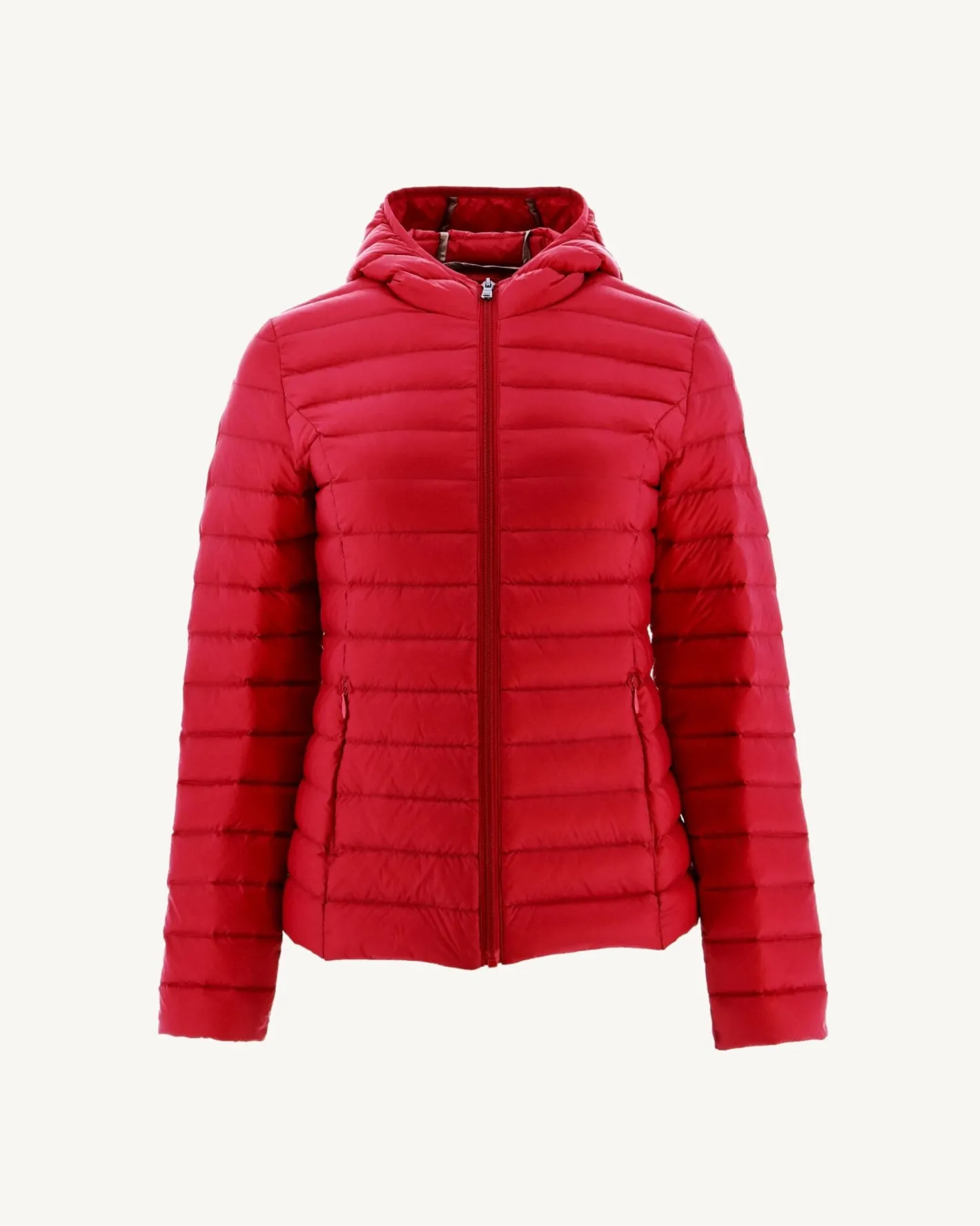 Donzen Jassen & Jacks-JOTT Doudoune Legere A Capuche Rouge Cloe 300 Red