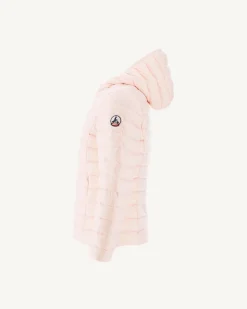Donzen Jassen-JOTT Doudoune Legere A Capuche Enfant Rose Clair Carla 463 Soft Pink