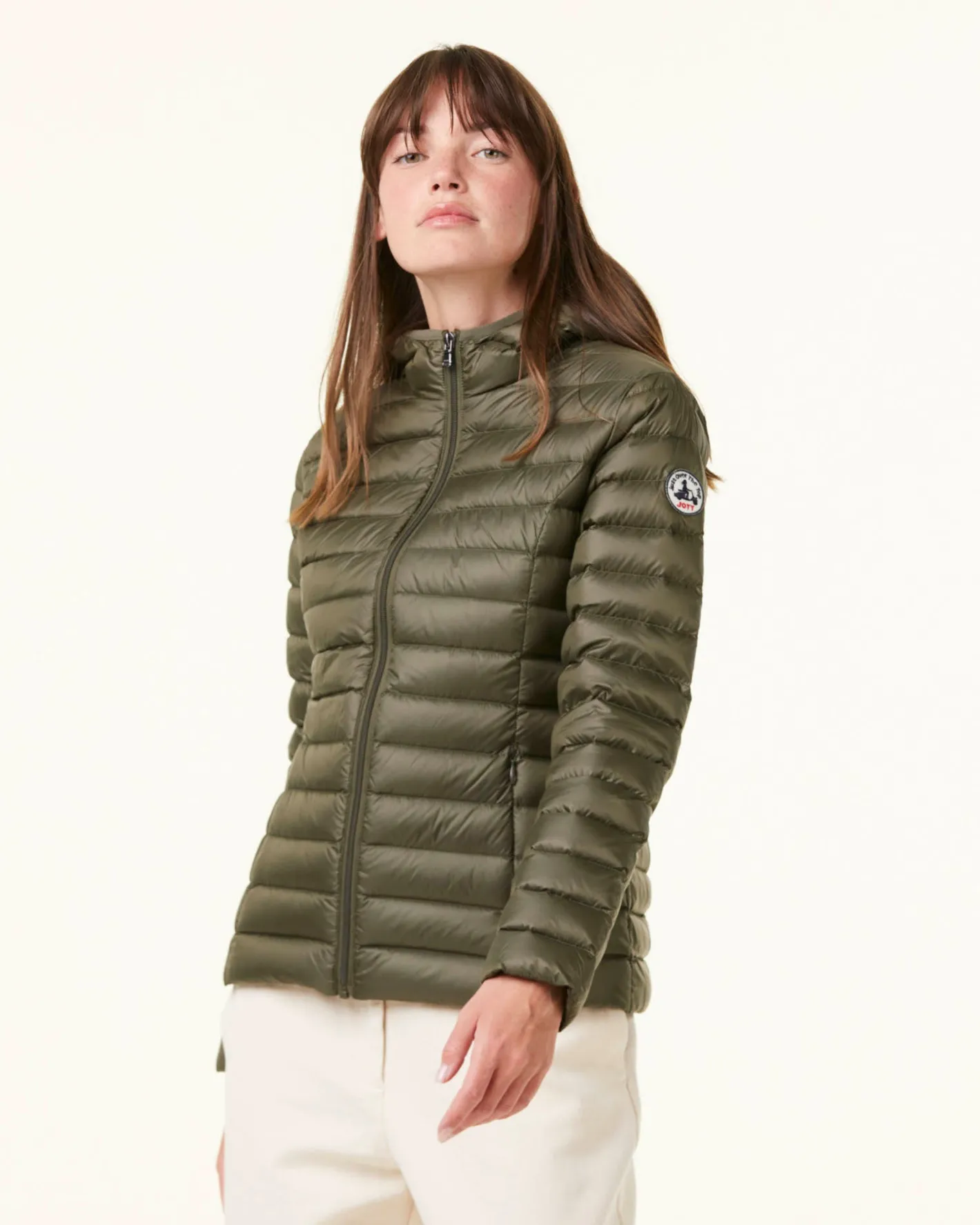 Donzen Jassen & Jacks-JOTT Doudoune Legere A Capuche Army Cloe 255 Army