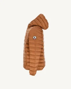 Donzen Jassen-JOTT Doudoune Legere A Capuche Enfant Caramel Hugo 811 Caramel