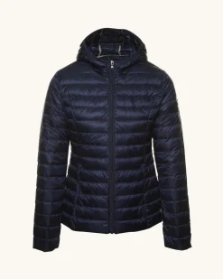 Donzen Jassen & Jacks-JOTT Doudoune Legere A Capuche Bleu Nuit Cloe 113 Bleu Nuit