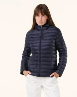 Donzen Jassen & Jacks-JOTT Doudoune Legere A Capuche Marine Cloe 104 Marine