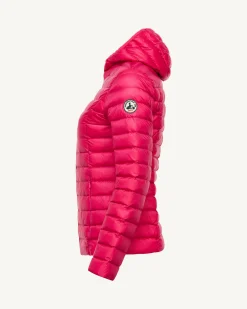 Donzen Jassen & Jacks-JOTT Doudoune Legere A Capuche Fushia Cloe 408 Fushia