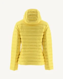 Donzen Jassen & Jacks-JOTT Doudoune Legere A Capuche Jaune Clair Cloe 627 Soft Yellow