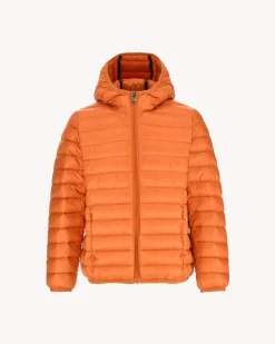 Donzen Jassen-JOTT Doudoune Legere A Capuche Enfant Orange Hugo 727 Orange
