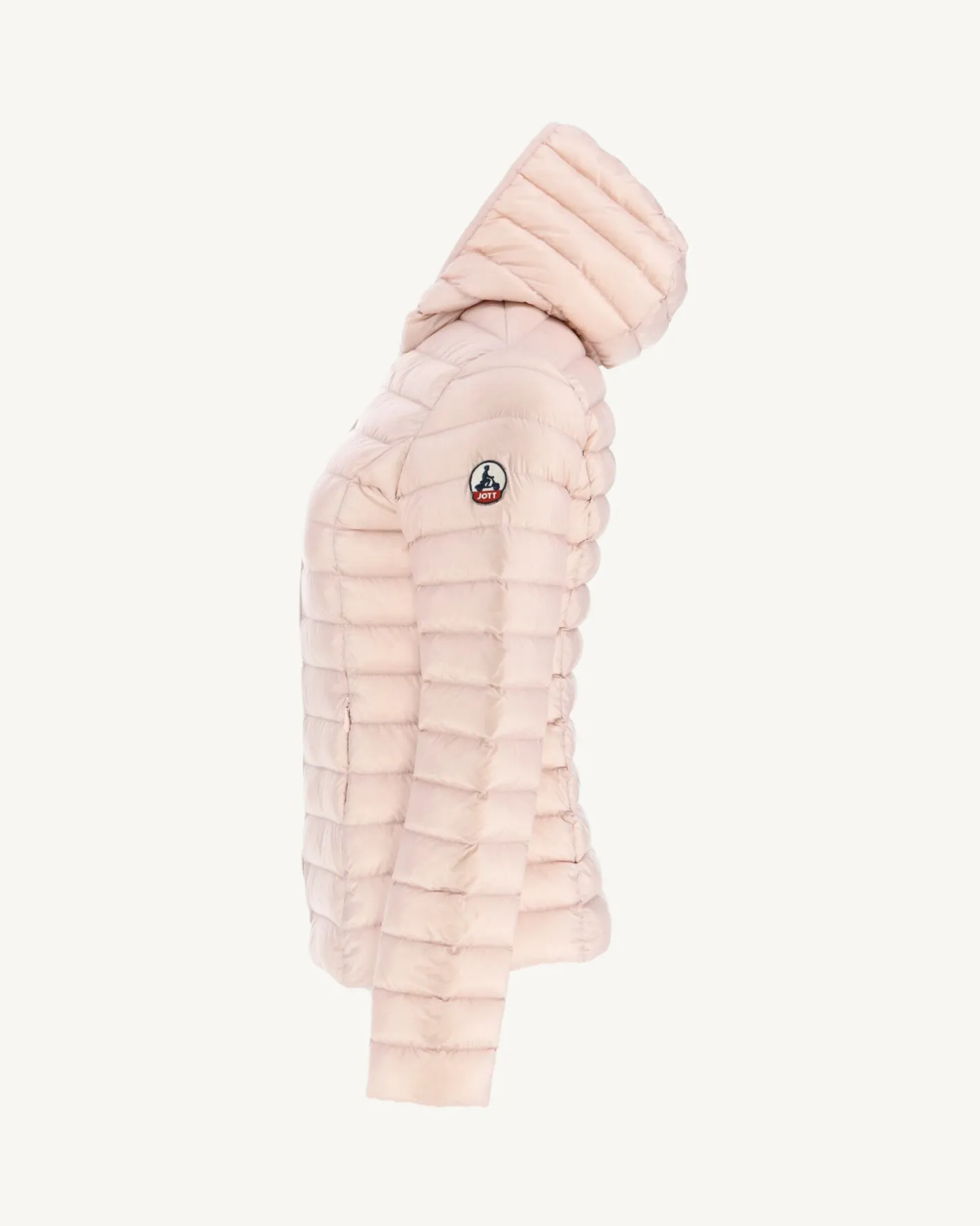 Donzen Jassen & Jacks-JOTT Doudoune Legere A Capuche Rose Pale Cloe 471 Rose Pale