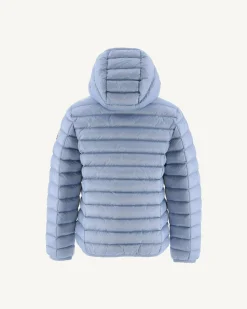 Donzen Jassen-JOTT Doudoune Legere A Capuche Enfant Bleu Clair Hugo 180 Soft Blue