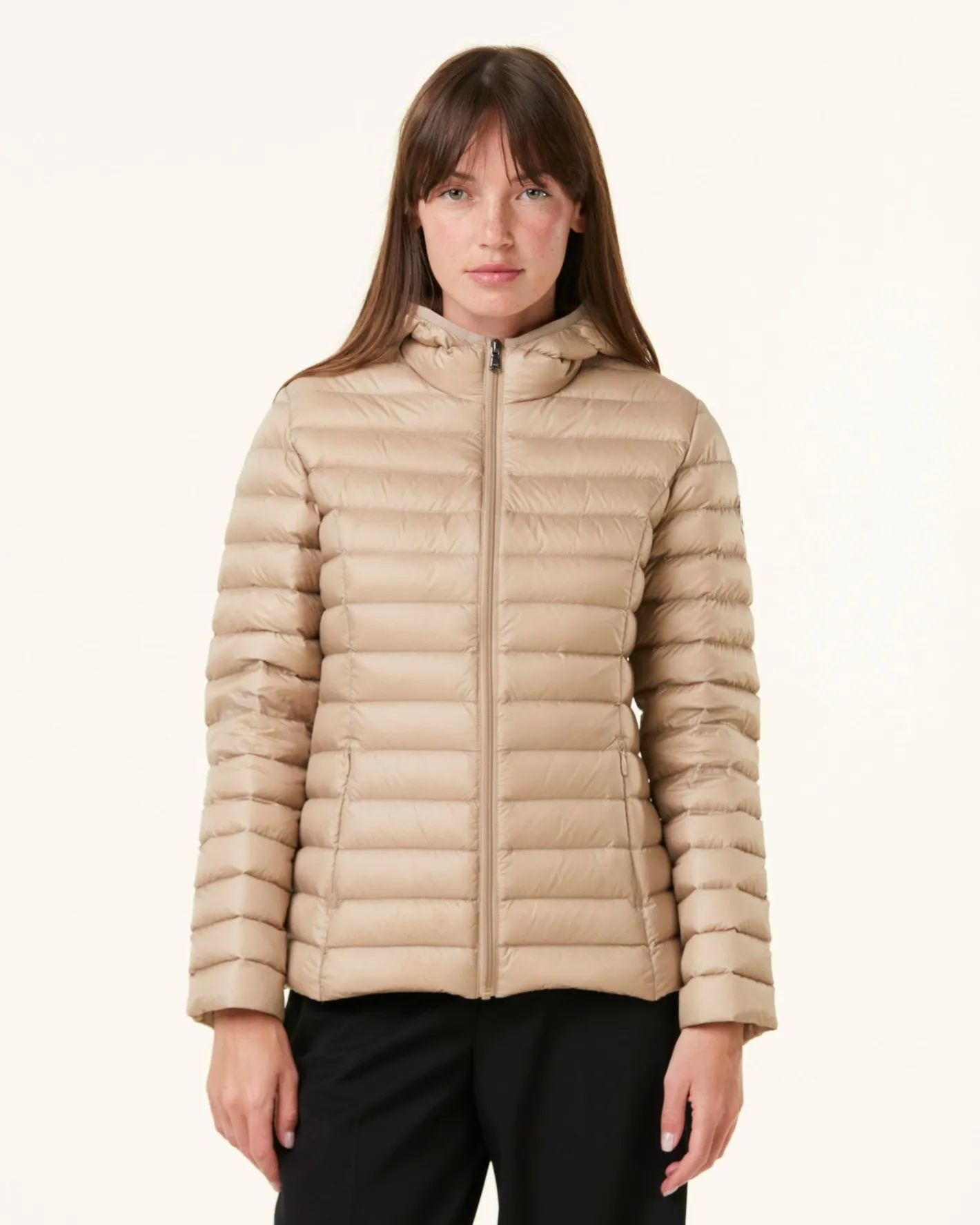Donzen Jassen & Jacks-JOTT Doudoune Legere A Capuche Beige Cloe 804 Beige