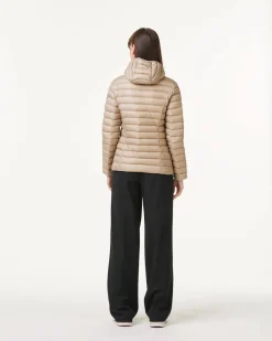 Donzen Jassen & Jacks-JOTT Doudoune Legere A Capuche Beige Cloe 804 Beige