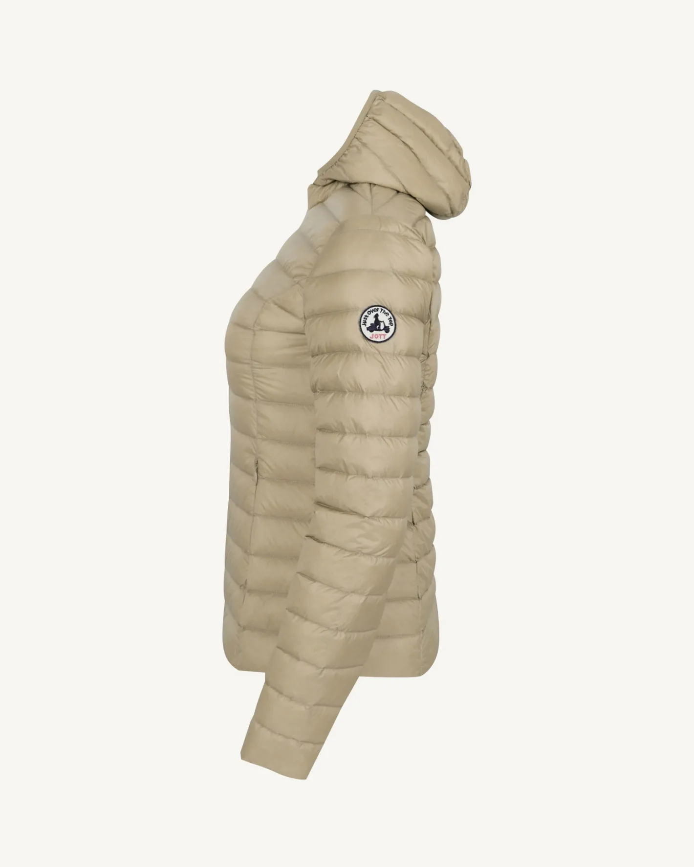 Donzen Jassen & Jacks-JOTT Doudoune Legere A Capuche Beige Cloe 804 Beige
