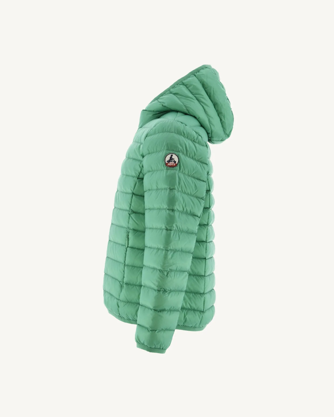 Donzen Jassen-JOTT Doudoune Legere A Capuche Enfant Vert Hugo 243 Poppy Green