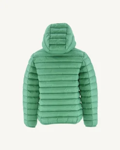 Donzen Jassen-JOTT Doudoune Legere A Capuche Enfant Vert Hugo 243 Poppy Green