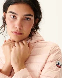 Donzen Jassen & Jacks-JOTT Doudoune Legere A Capuche Rose Clair Cloe 463 Soft Pink